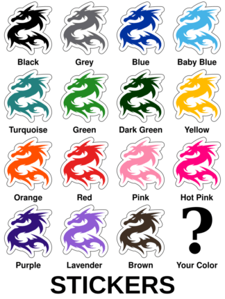 Tribal Dragon Stickers